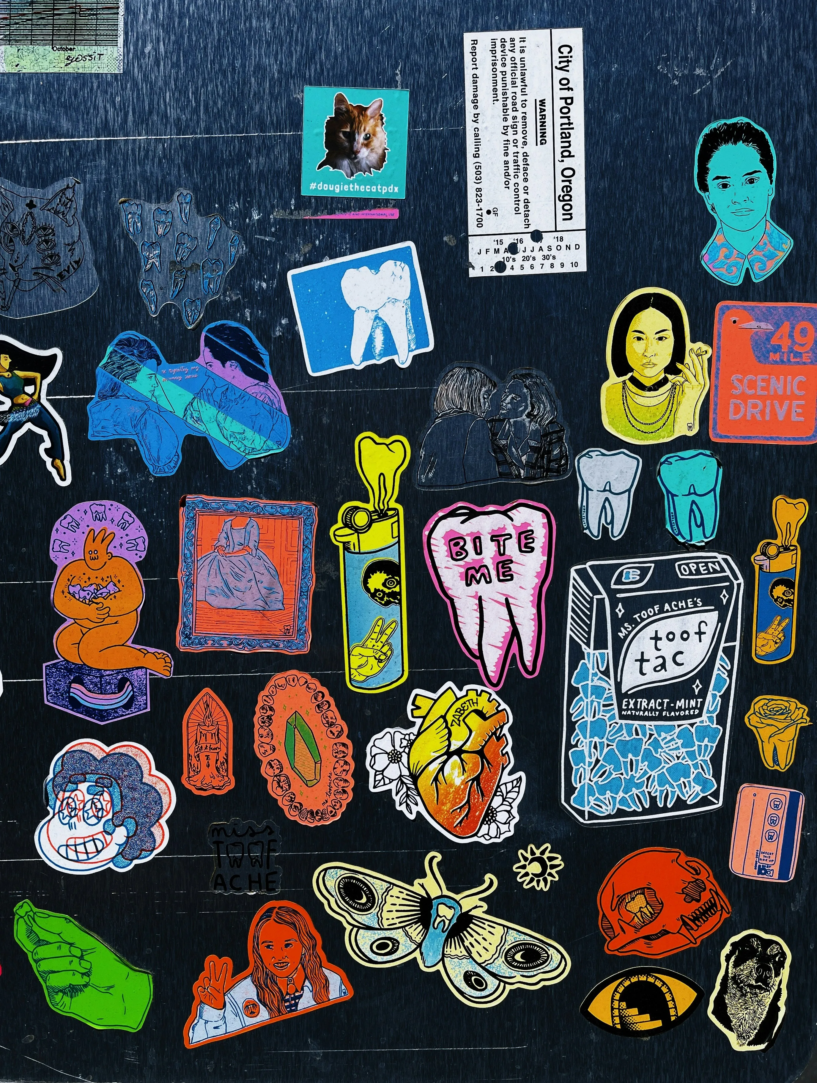 Colorful stickers