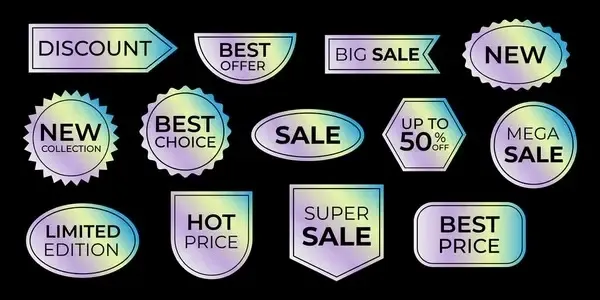 Dark Label Holographic Sticker