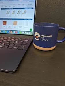 ImprintNow.Com - 11 oz. Cosmic Speckled Clay Coffee Mugs