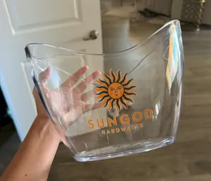 ImprintNow.Com - Curved Dual-Handle Drink Buckets