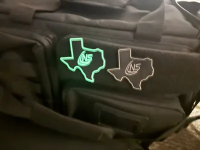 Glow in the dark tactical patch