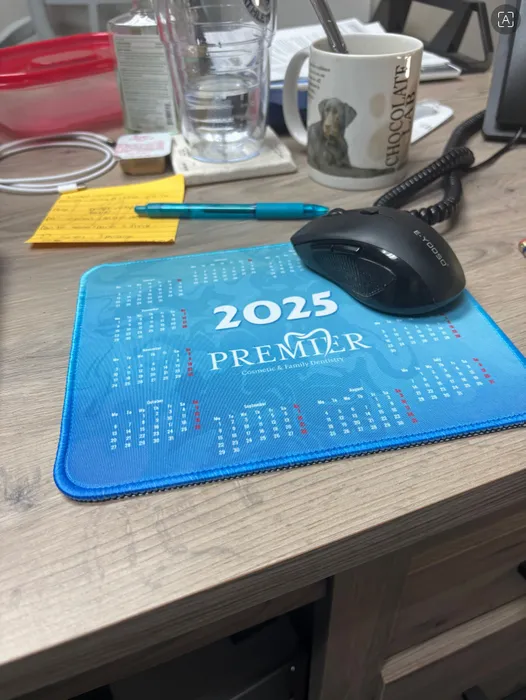 ImprintNow.Com - Light Blue Calendar Mouse Pad