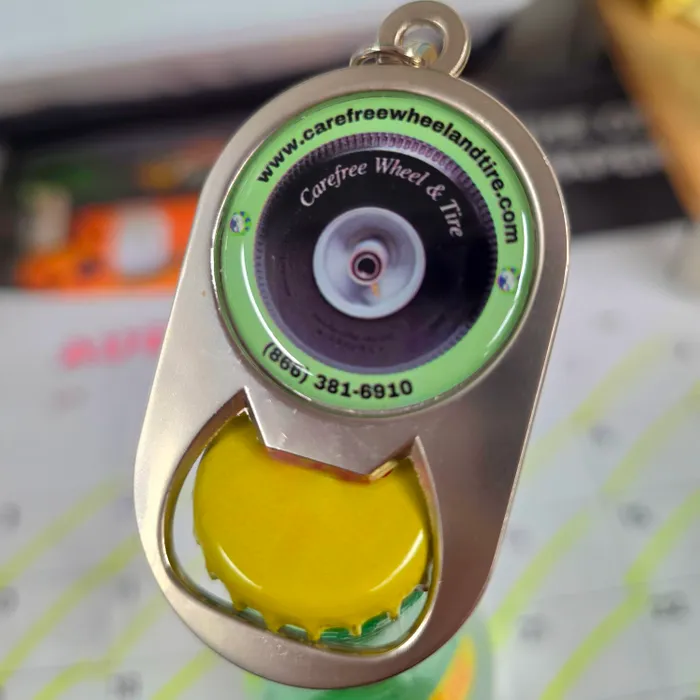 ImprintNow.Com - Multi-use Alloy Bottle Opener Keychain