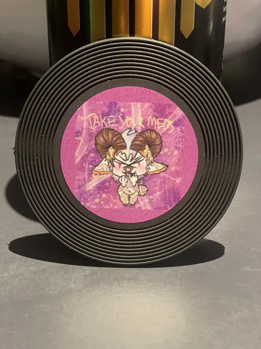 ImprintNow.Com - Soft Plastic Record Coaster