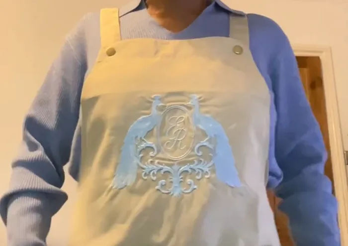 ImprintNow.Com - Apron with Happy Bear Patch