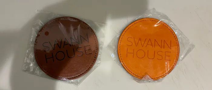 ImprintNow.Com - Leather Coasters