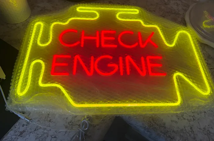 ImprintNow.Com - Check Engine Neon Sign
