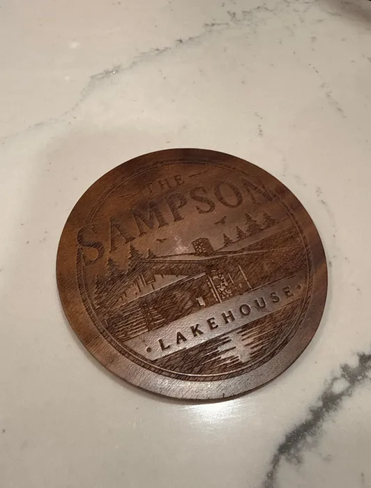 ImprintNow.Com - Custom Handmade Walnut Coaster