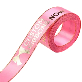 Metallic Edge Satin Ribbon - Imprint Now