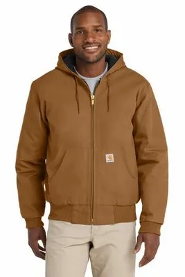 Carhartt Quilted-Flanne-Lined Duck Active Jac. CT106677
