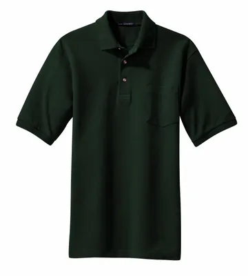 Port Authority Heavyweight Cotton Pique Polo with Pocket. K420P - Imprint Now
