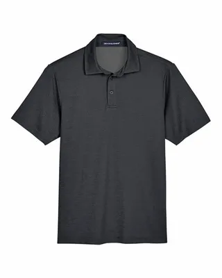 Devon & Jones CrownLux PerformanceMen's Address Melange Polo - Imprint Now