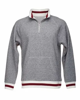 Adult Peppered Fleece Quarter-Zip - Imprint Now