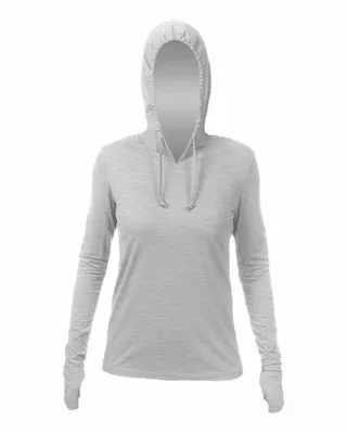 Women's Breeze Tech Hooded Long Sleeve T-Shirt - Imprint Now