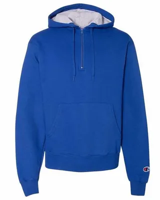 Cotton Max Hooded Quarter-Zip Sweatshirt - Imprint Now