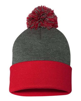 Dark Heather Grey/ Red Dark Heather Grey/ Red - Imprint Now