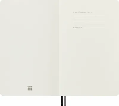 Moleskine® Soft Cover Ruled Large Expanded Notebook