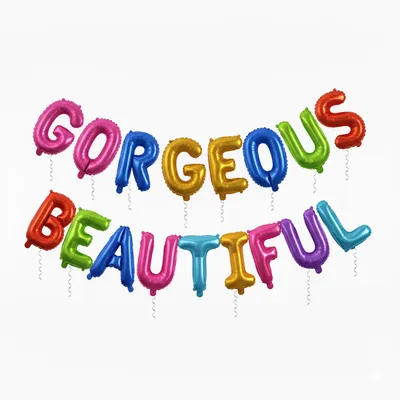 Custom Balloon Letters