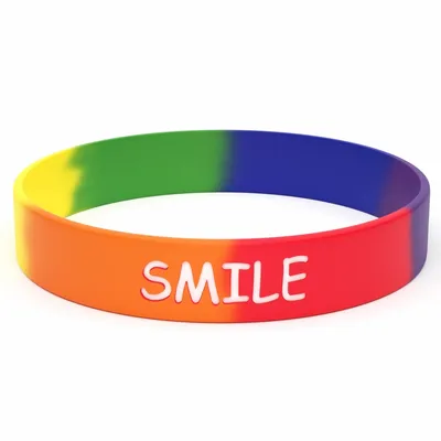 Custom Rainbow Wristbands