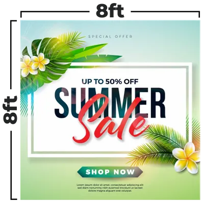 8 x 8 ft - Imprint Now