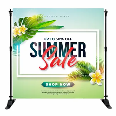 Top & Bottom Pole Pocket - Imprint Now