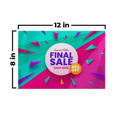 12 x 8 in - Imprint Now