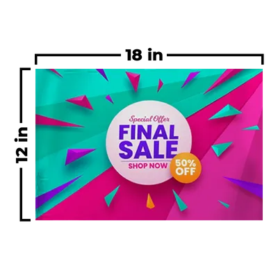 18 x 12 in - Imprint Now