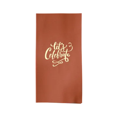 Premium Foil Stamped Guest Towel Napkins - Standard Style