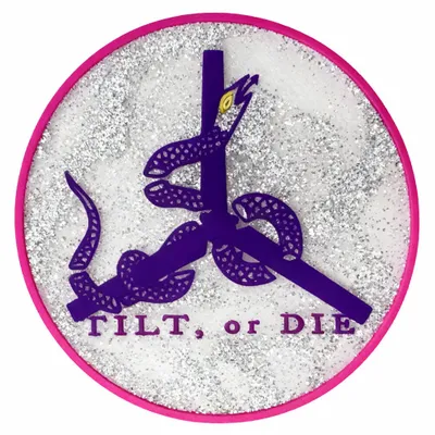 Silver Glitter PVC - Imprint Now