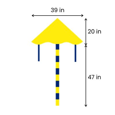 20in L x 39in W (47in Tail Length)