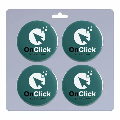 4 pack_Round Lapel Pin 1.00 inch