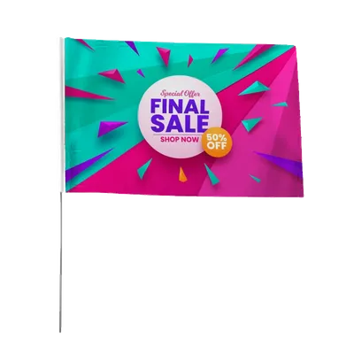 Custom Hand Flags - Air Fresheners Now