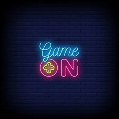 Game On Neon Sign