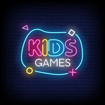 Kids Games Neon Sign