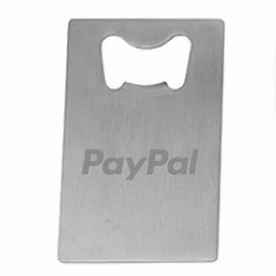 Card-shaped Bottle Opener Keychain