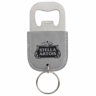 Leather Bottle Opener Keychain
