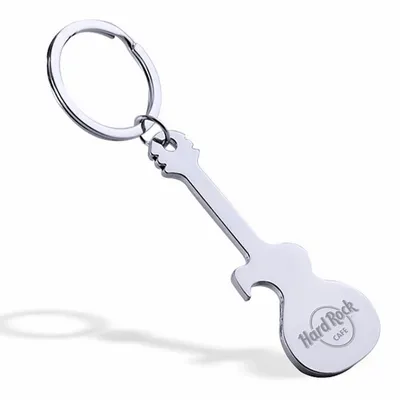 Electric Guitar Bottle Opener Keychain
