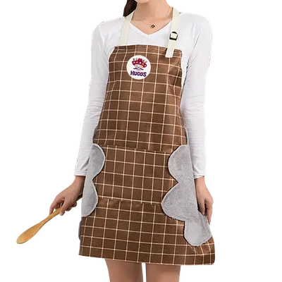 Striped Plaid Hand Wiping Apron
