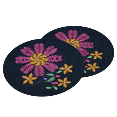 Cotton & Linen Embroidered Coasters - Air Fresheners Now
