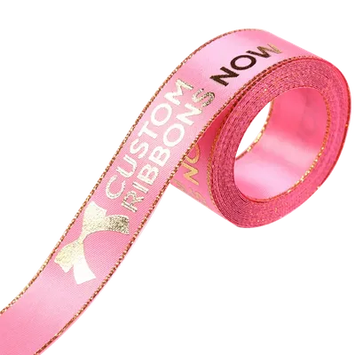 Metallic Edge Satin Ribbon