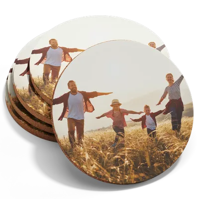 Custom Photo Fiberboard Coasters - Air Fresheners Now