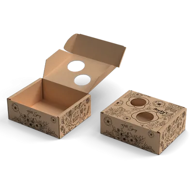 Printed Hollow Kraft Mailer Box