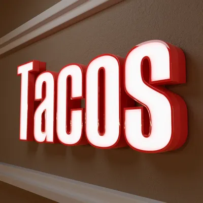 Face Lit Trimpcap Sign