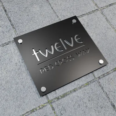 Engraved Metal Sign