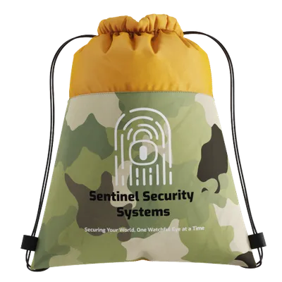 Camo Drawstring Bag