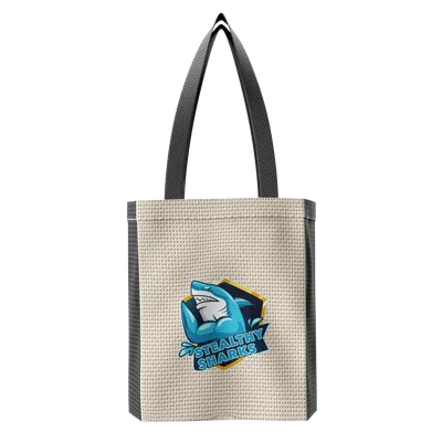 Custom Two-Tone Cotton Tote Bag