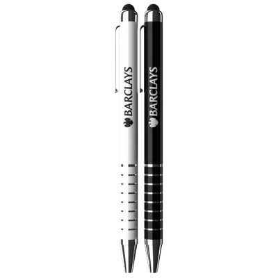 Stripe Grip Stylus Ball Pen