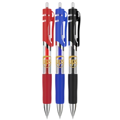 Cultured Retractable Plastic Gel Pen