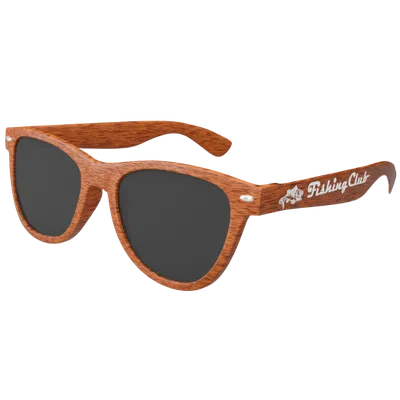 Wood Tone Sunglasses