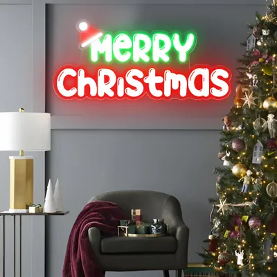Merry Christmas Neon Sign